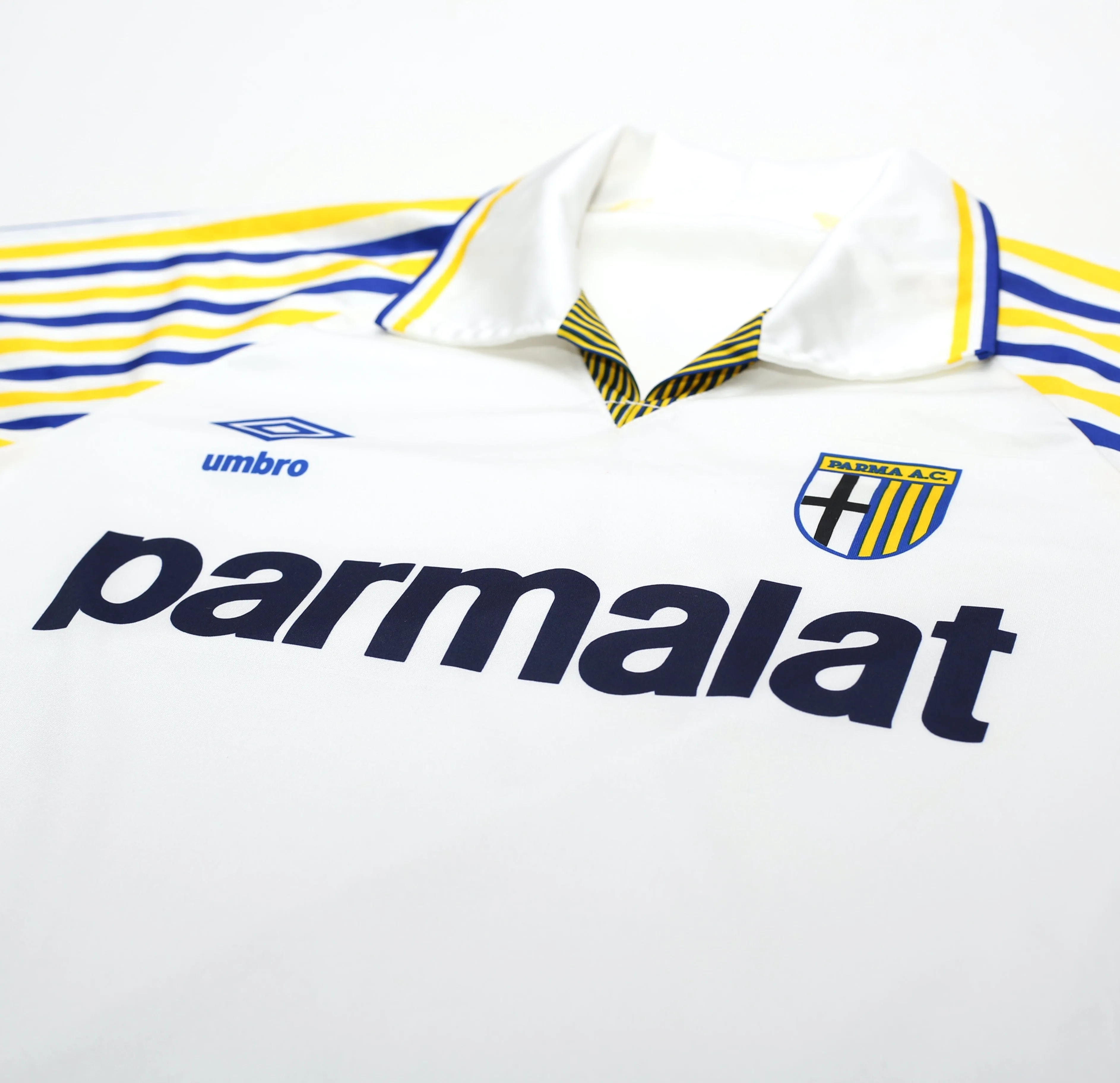 1990/91 PARMA Vintage Umbro Home Football Shirt (S)