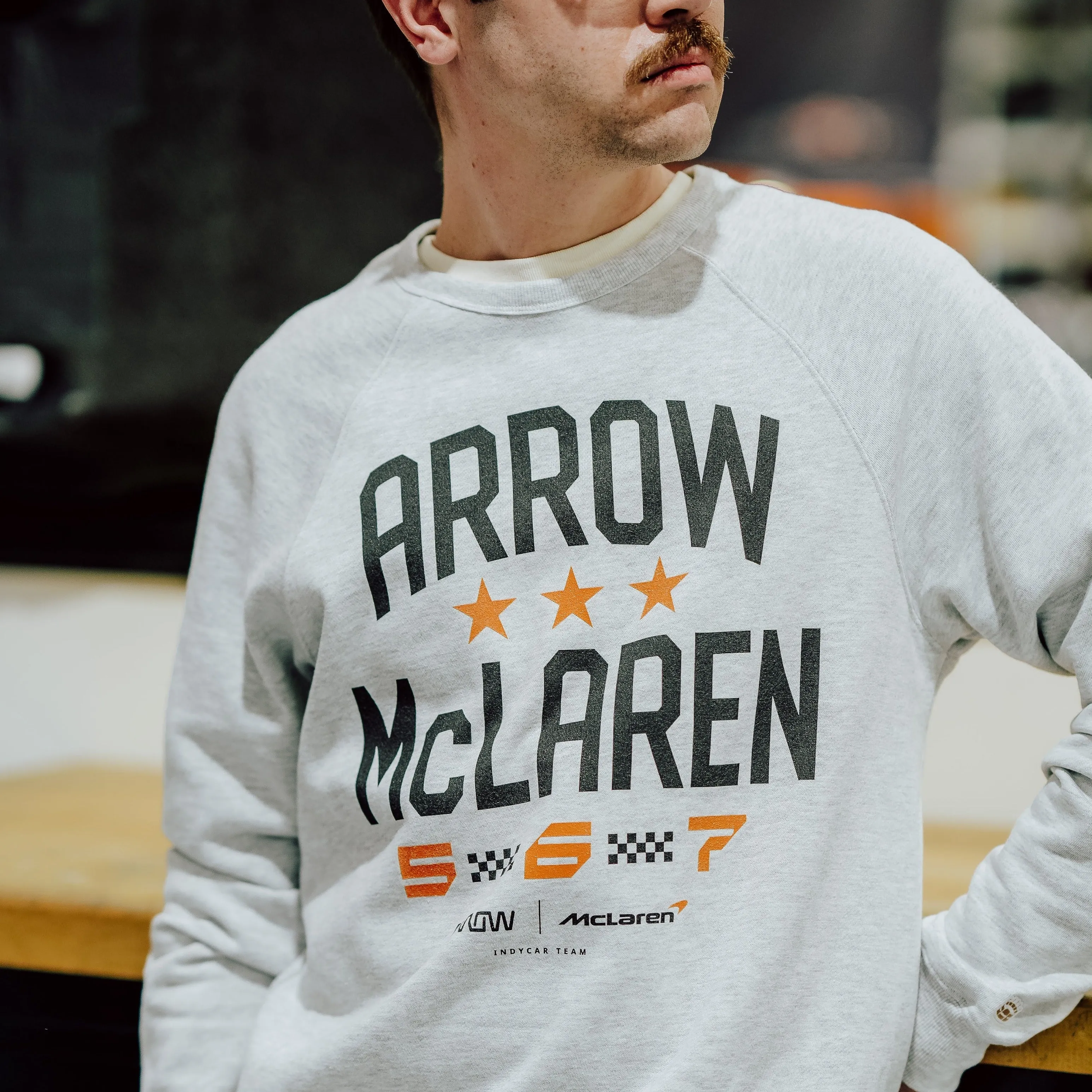 2024 Arrow McLaren Driver Numbers Crewneck