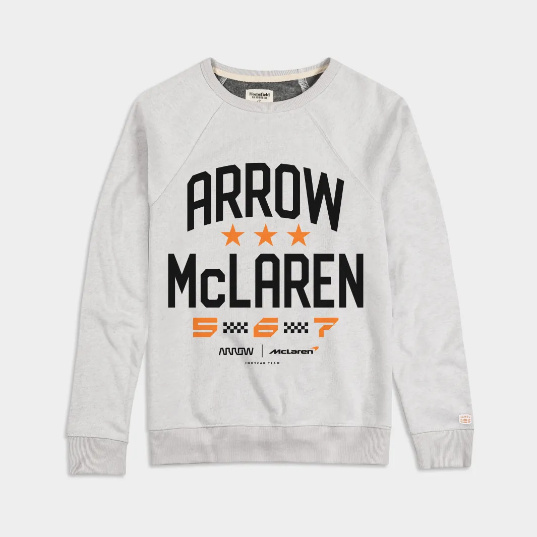 2024 Arrow McLaren Driver Numbers Crewneck