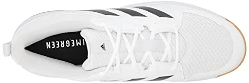 adidas Women's Ligra 7 Track and Field Shoe, White/Black/White, 12