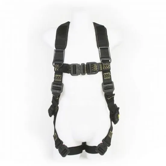 Arc Flash Harness - Nylon, Nomex Pad, Dielectric Adjusters, D-Ring & QC Buckles