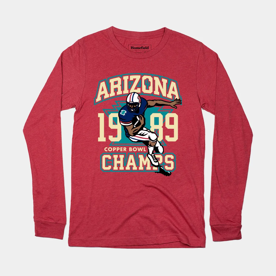 Arizona 1989 Copper Bowl Champs Long Sleeve