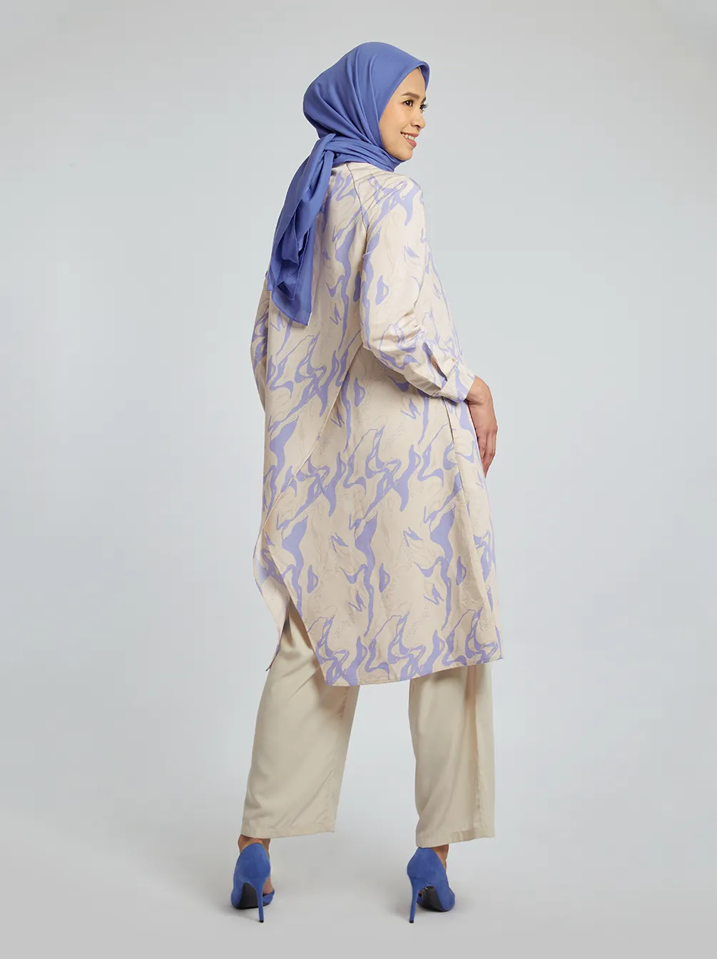 ASTA TUNIC GREY LAVENDER