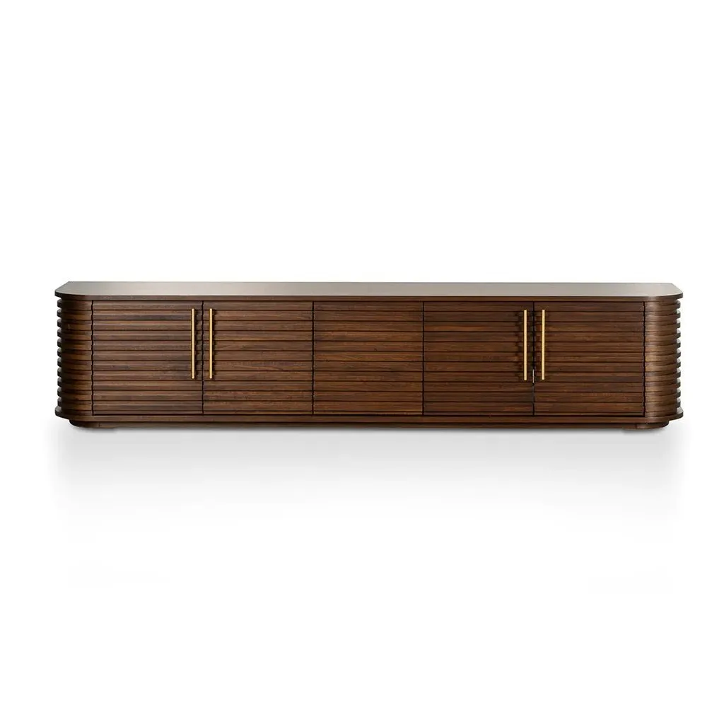 Astor Entertainment Unit - Walnut 2.3m