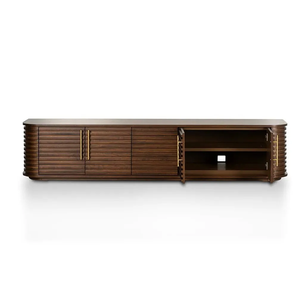 Astor Entertainment Unit - Walnut 2.3m