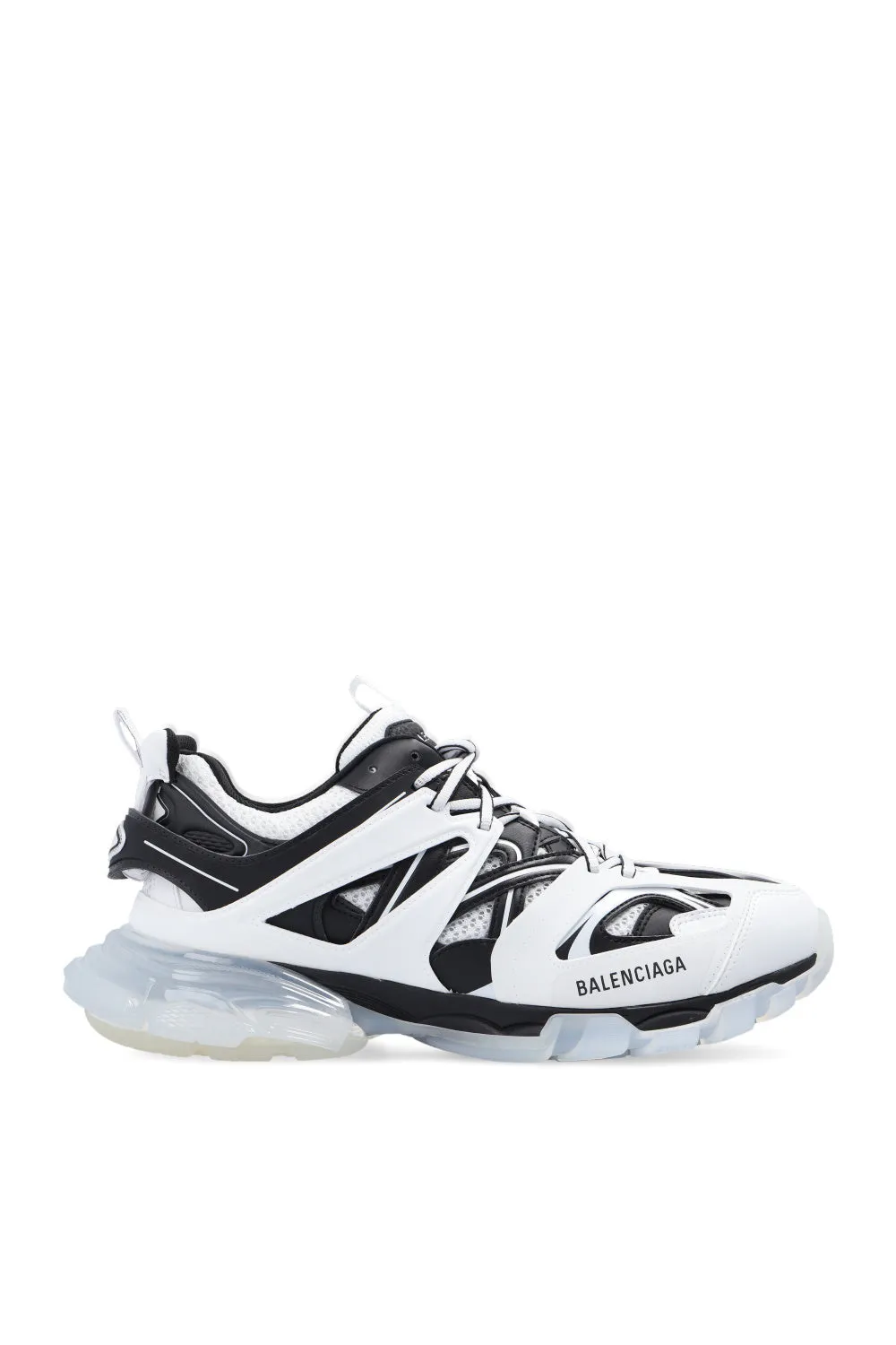 BALENCIAGA MEN'S TRACK CLEAR SOLE SNEAKERS