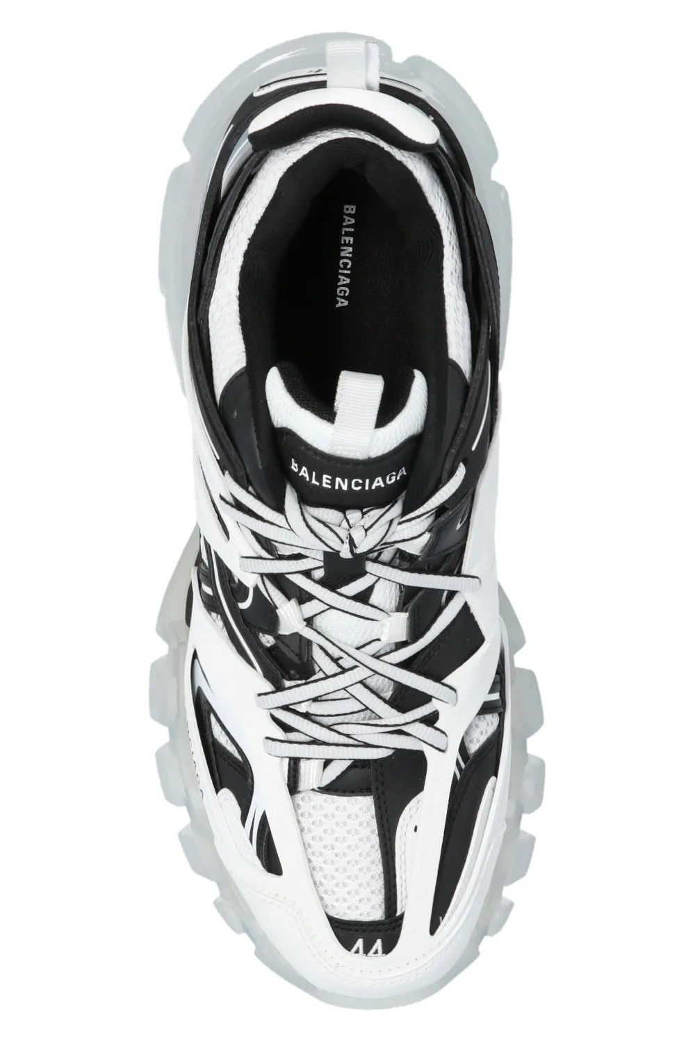 BALENCIAGA MEN'S TRACK CLEAR SOLE SNEAKERS