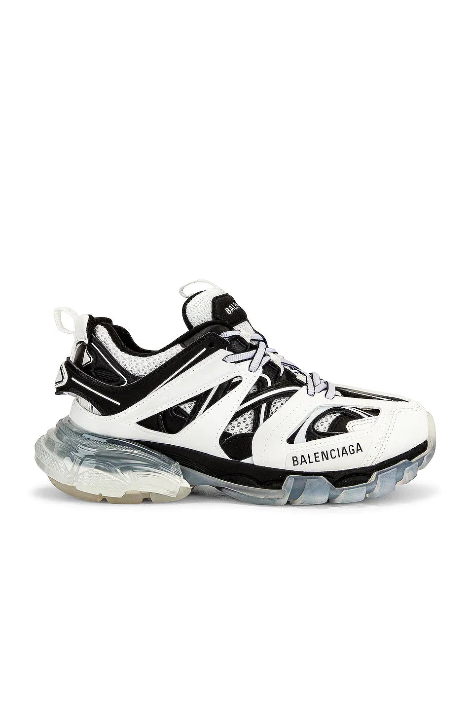 BALENCIAGA MEN'S TRACK CLEAR SOLE SNEAKERS