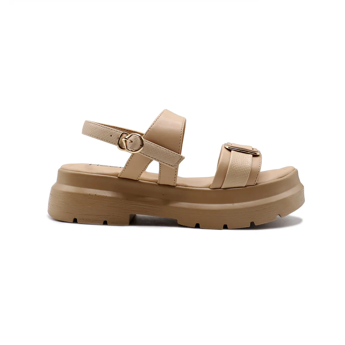 Beige Casual Sandal 078129