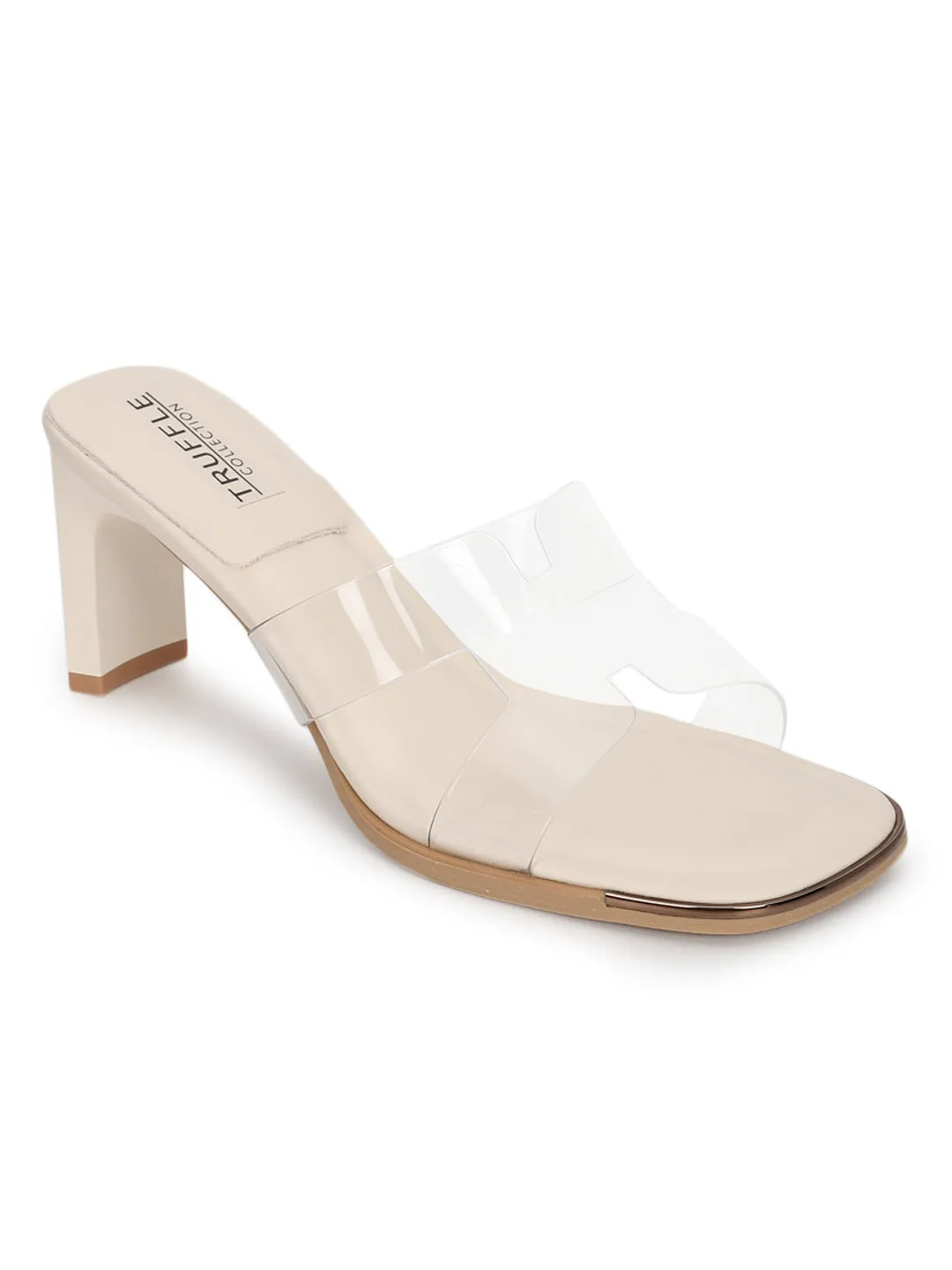 Beige PU Block Sandals (TC-RS3648-BEIG)