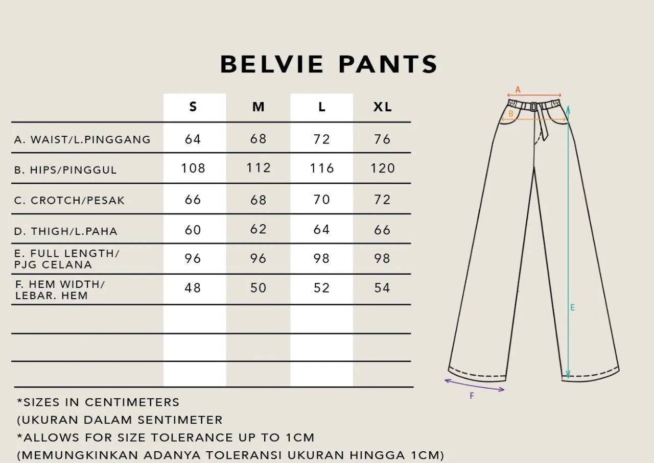 BELVIE PANTS PLAIN ASH