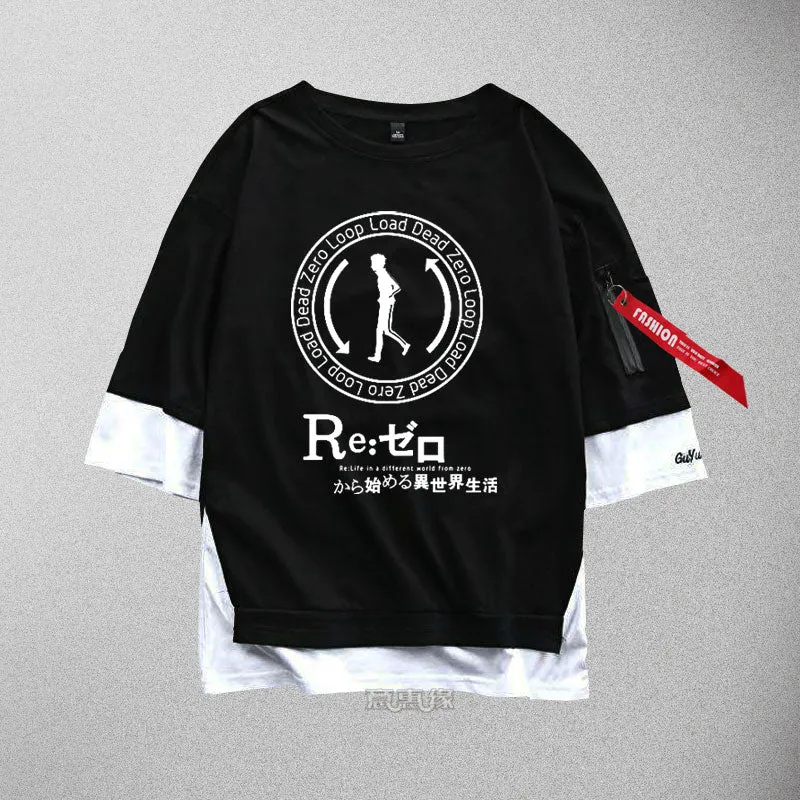 Black & White T-shirts Re: Zero (Variants Available)