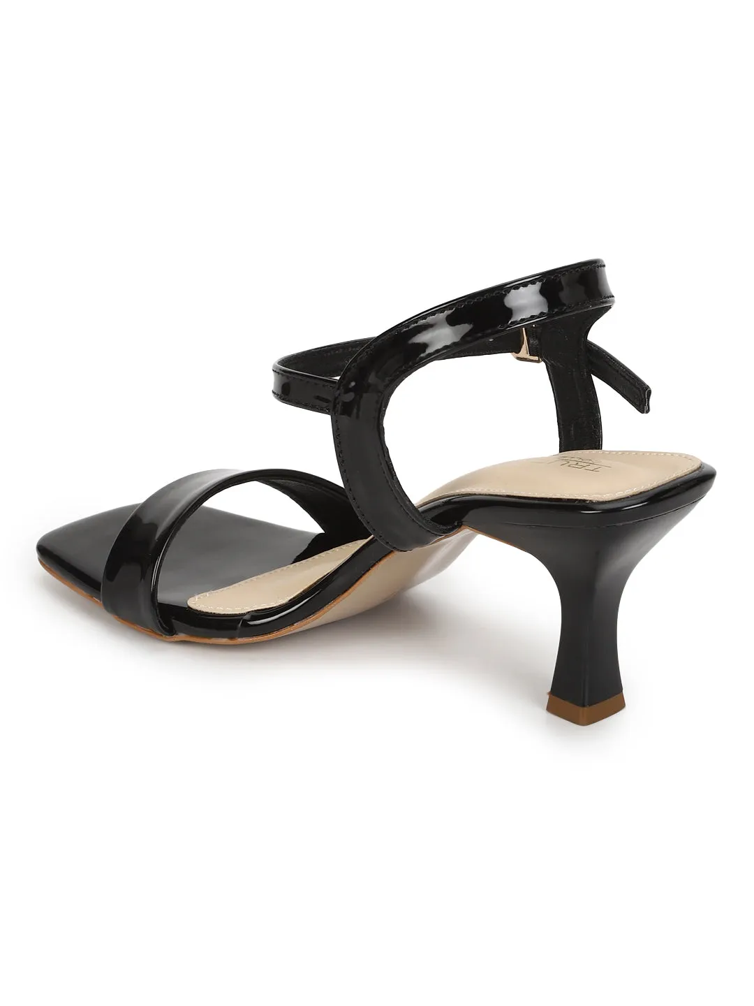 Black Patent Strappy Stiletto Sandals (TC-MSI-1901-BLK)