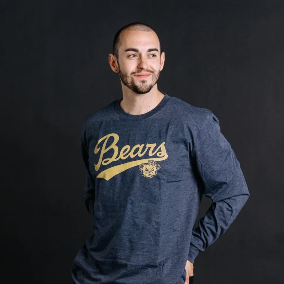 Cal Bears Baseball Script Long Sleeve