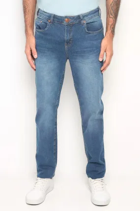 CALÇA JEANS SLIM BLUE WASH