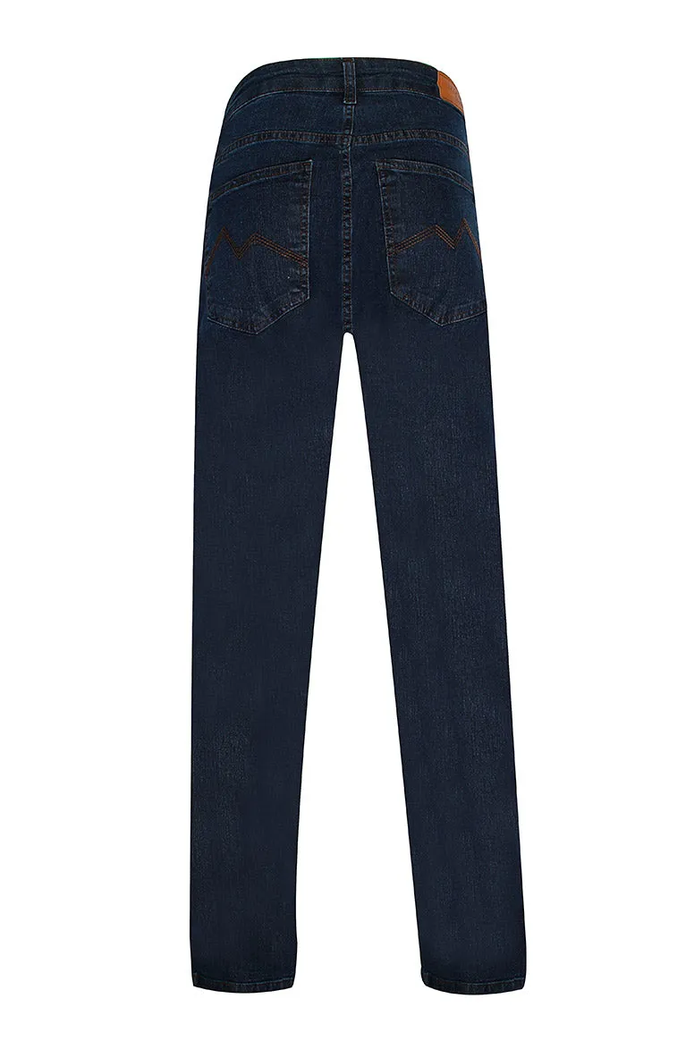 CALÇA JEANS SLIM BLUE WASH