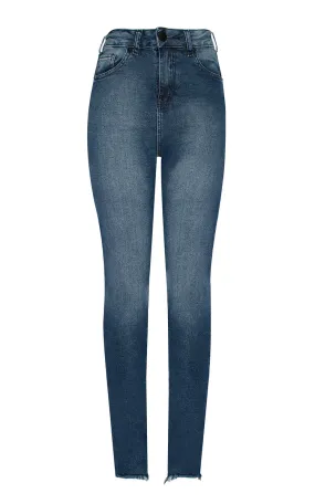 CALÇA JEANS SUPER SKINNY C4 DARK BLUE