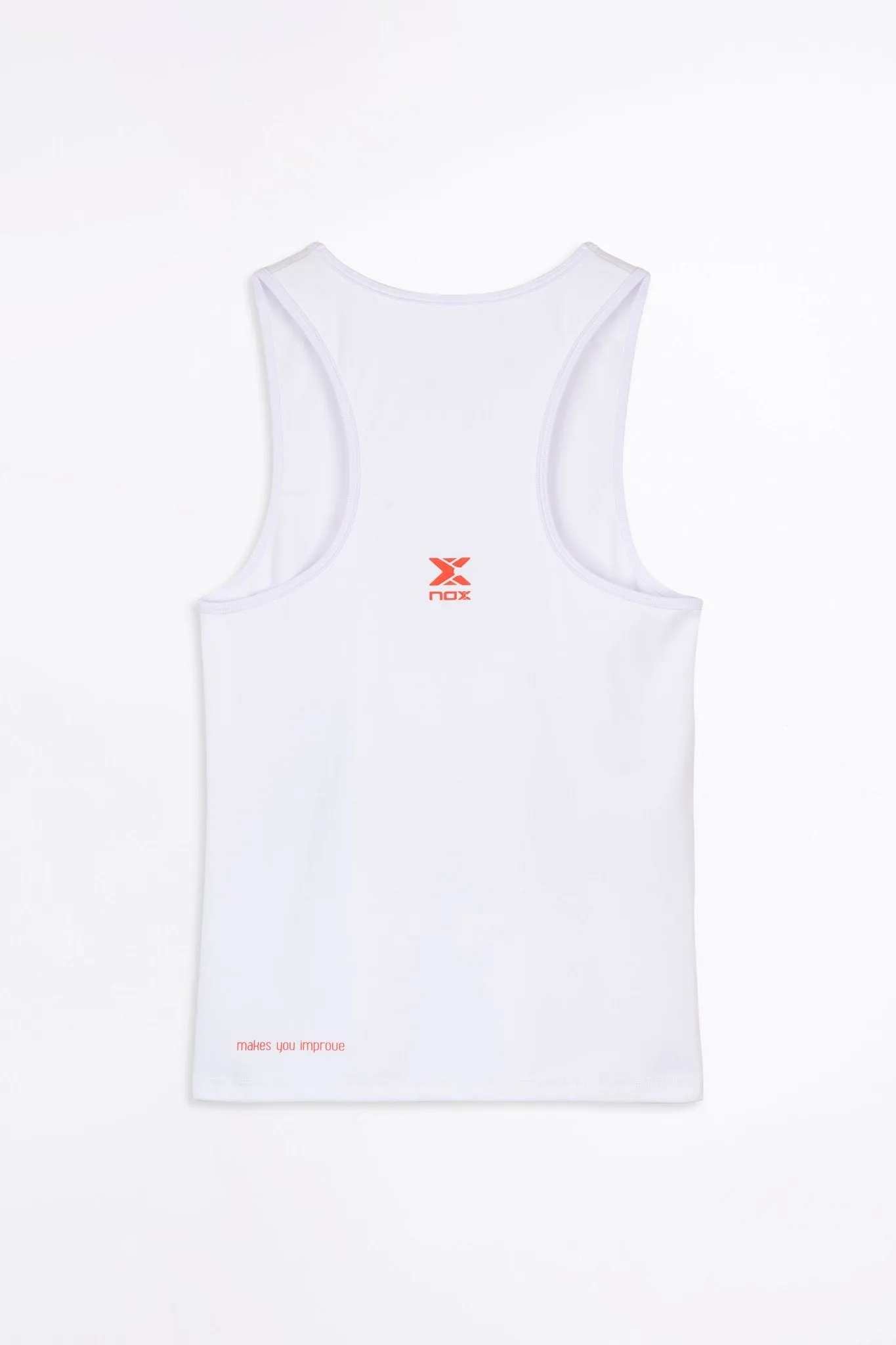 Camiseta tirantes mujer TEAM blanco