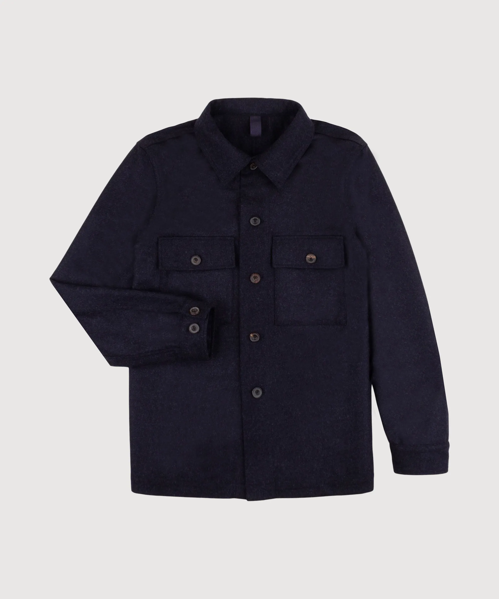 Casual Wool Overshirt