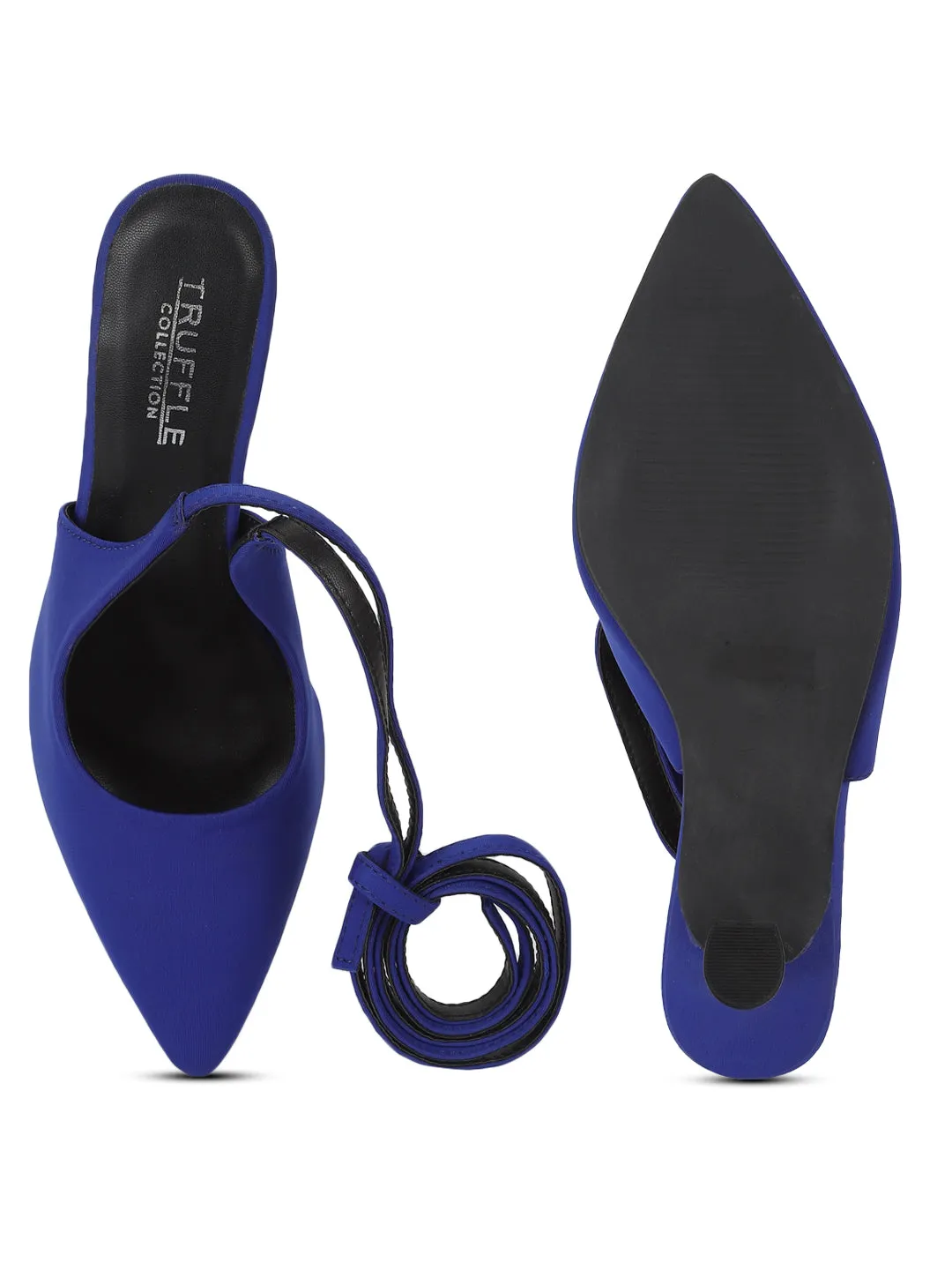 Cobalt Blue Lycra Stiletto Sandals (TC-ST-1240-COB)