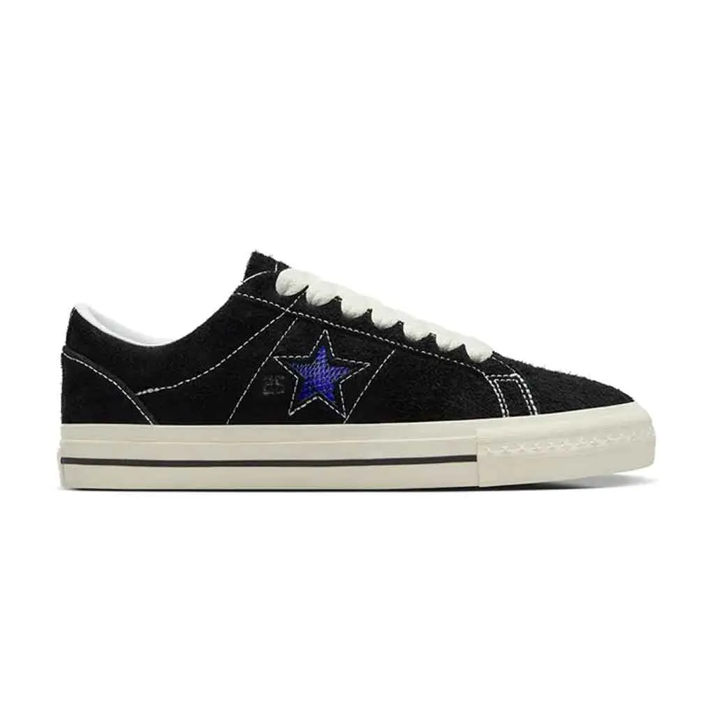 Converse x Quarter Snacks One Star Pro - Black/Egret/Blue