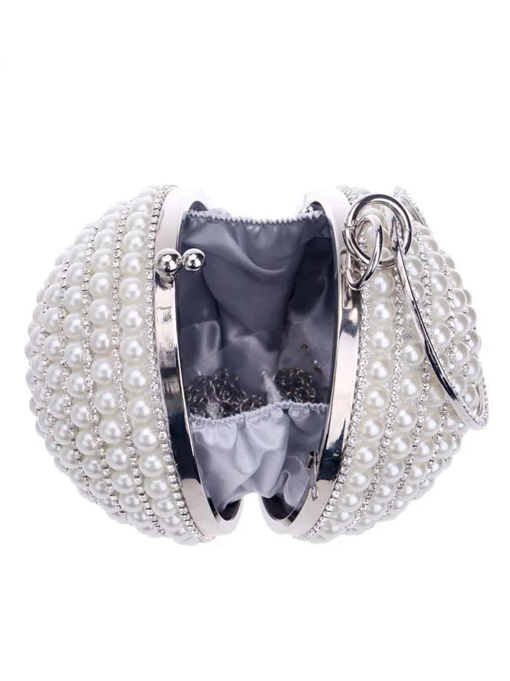 Costume-Pearl Beaded Clutch