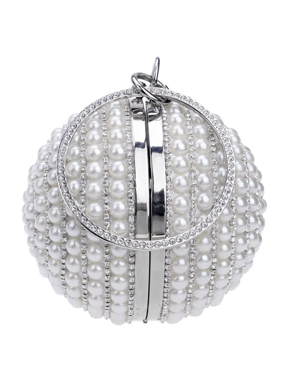 Costume-Pearl Beaded Clutch