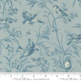 Cotton Fabric, ANTOINETTE CIEL BLUE 13950 14 by French General for Moda Fabrics