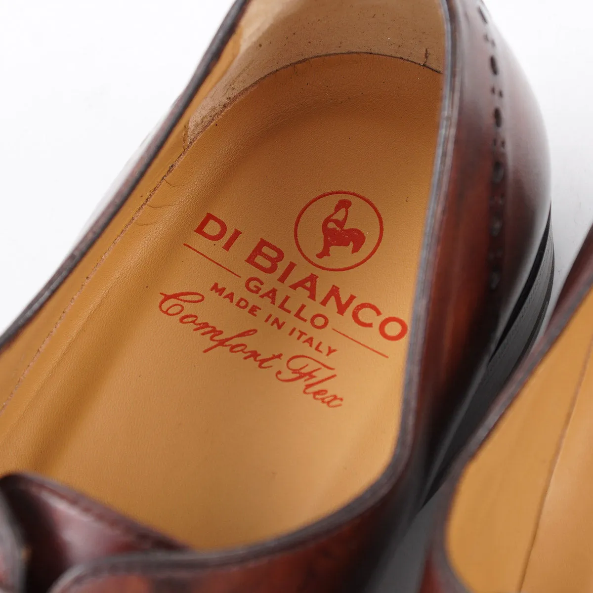 di Bianco Antiqued Leather Wholecut