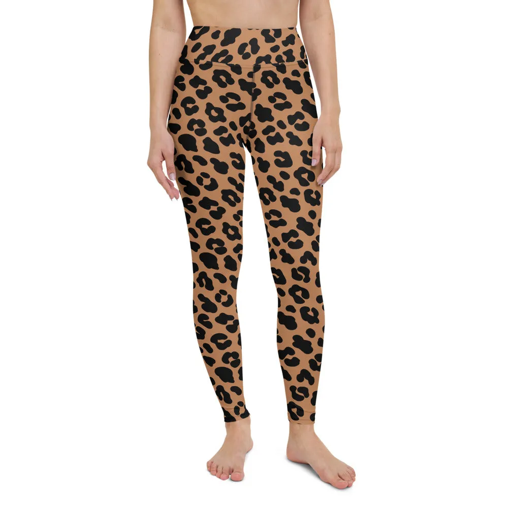 ELEVATED ESSENTIALS, BOOTY BOOSTING HIGH WAISTBAND LEGGING LEOPARD