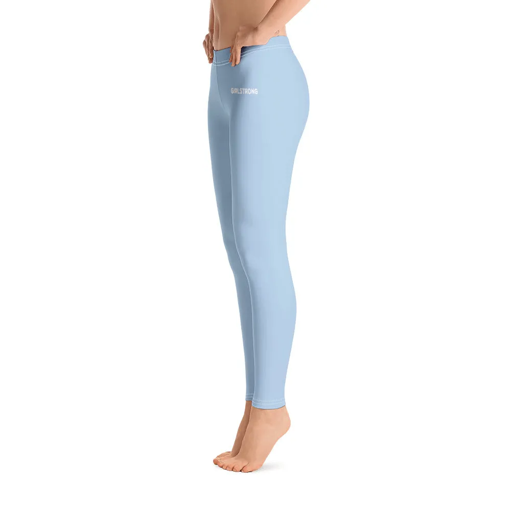 ELEVATED ESSENTIALS, SLIM AND SCULPT LEGGING LIGHT BLUE