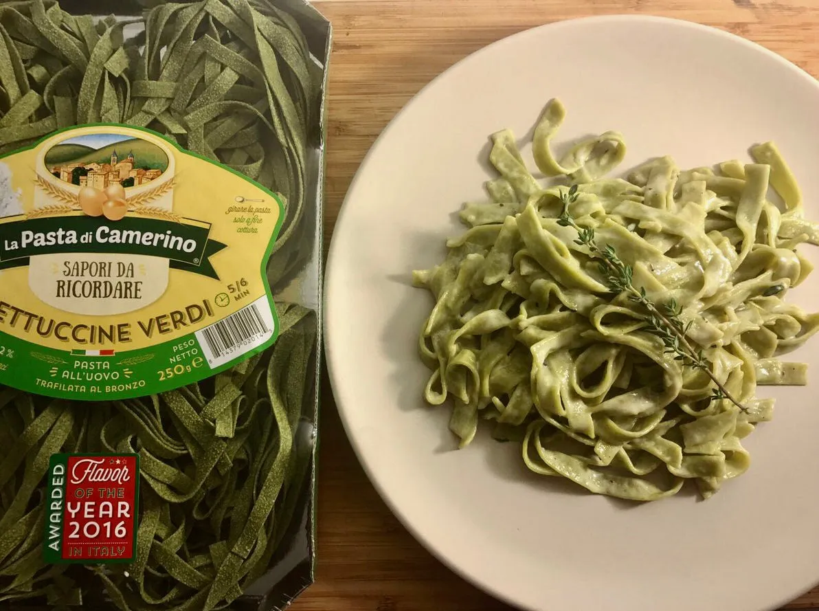 Fettuccine verdi La pasta di Camerino