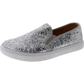 Feversole Womens Glitter Lifestyle Slip-On Sneakers