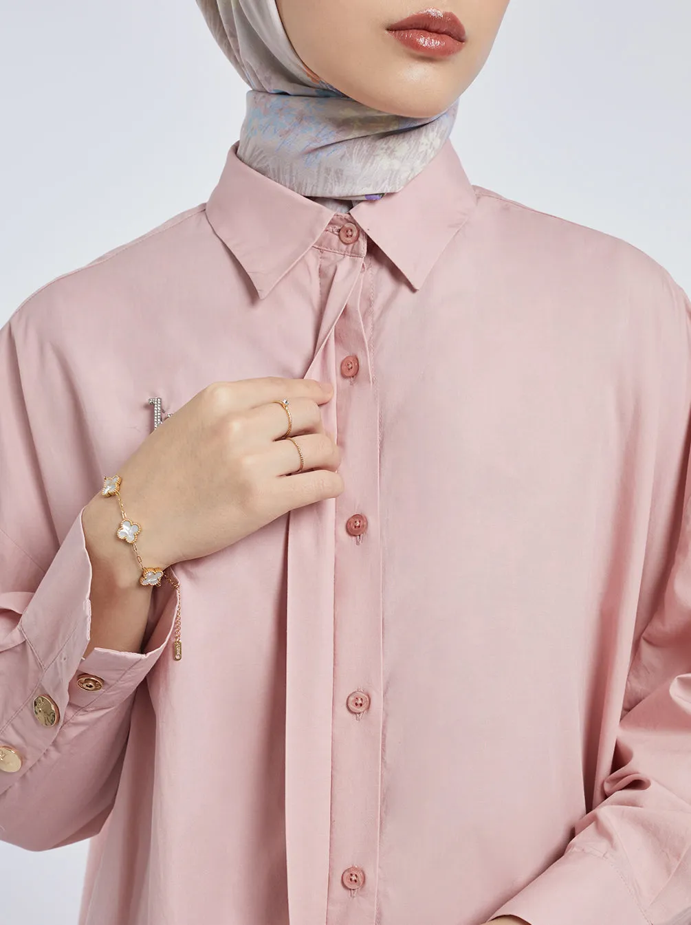 GALE TOP PLAIN PINK