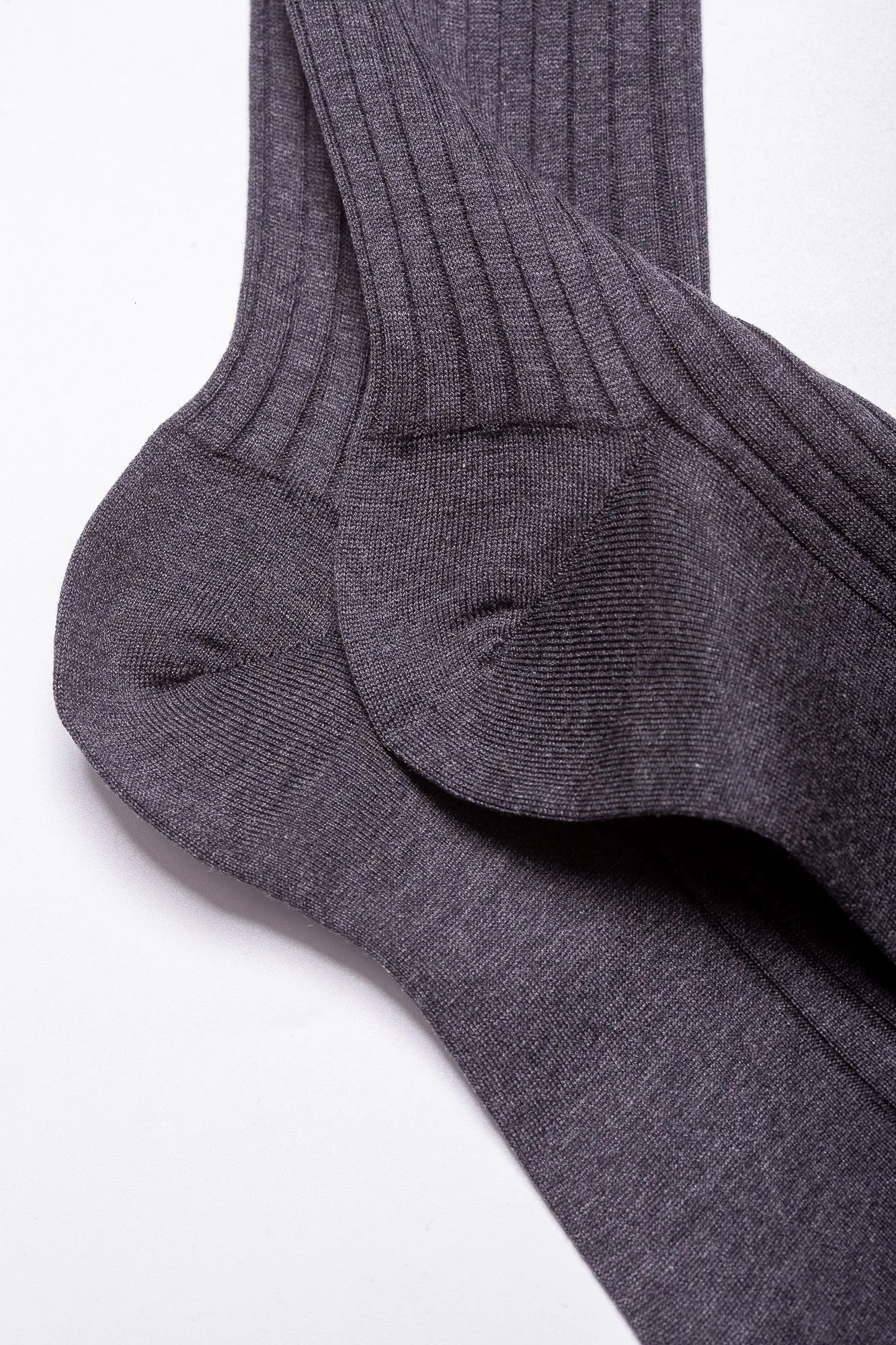 Grey long socks - Made in Italy