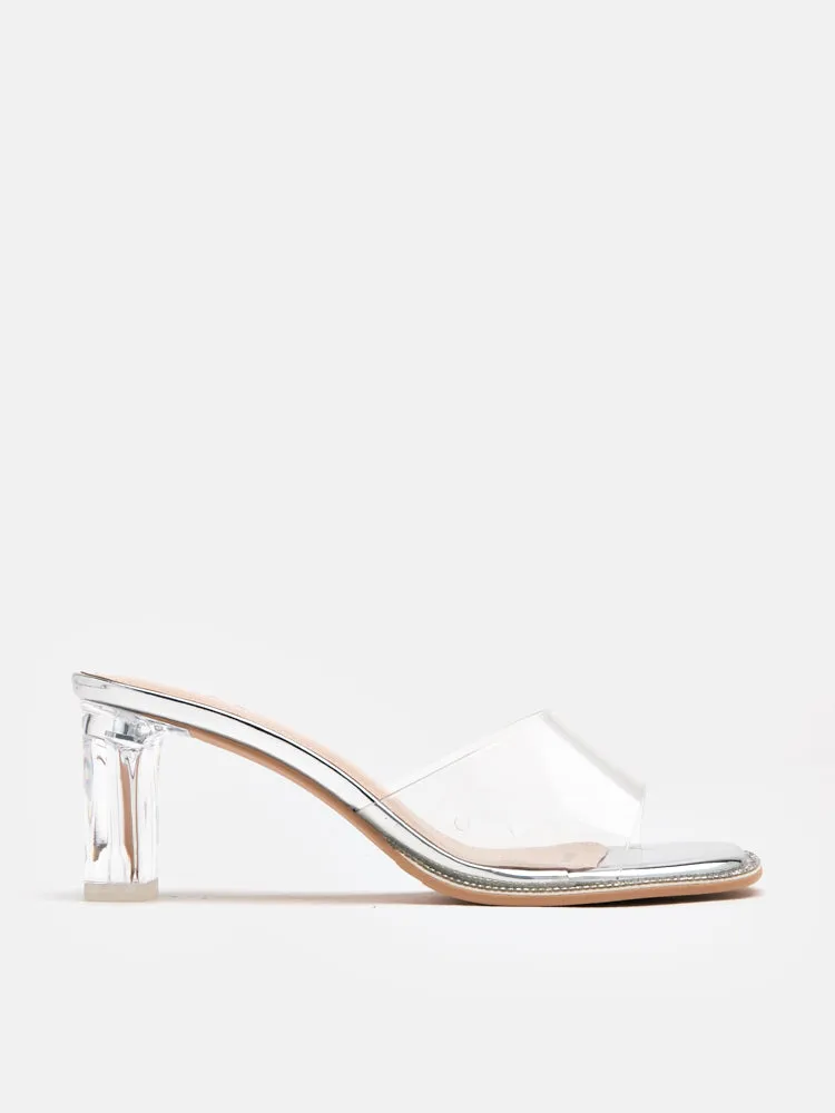 Gwen Jelly Mule Heels