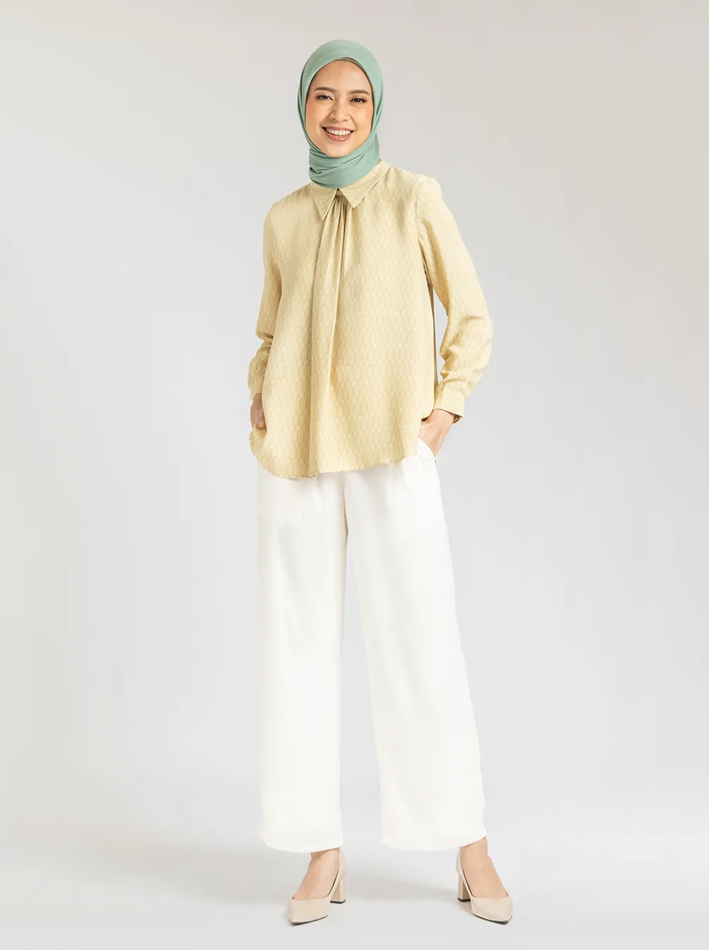 HAIRA TOP YELLOW PEAR