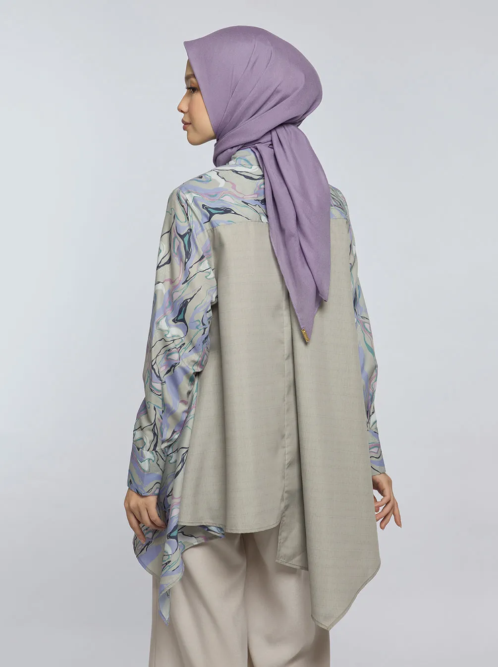 HAVA TOP GREY LILAC