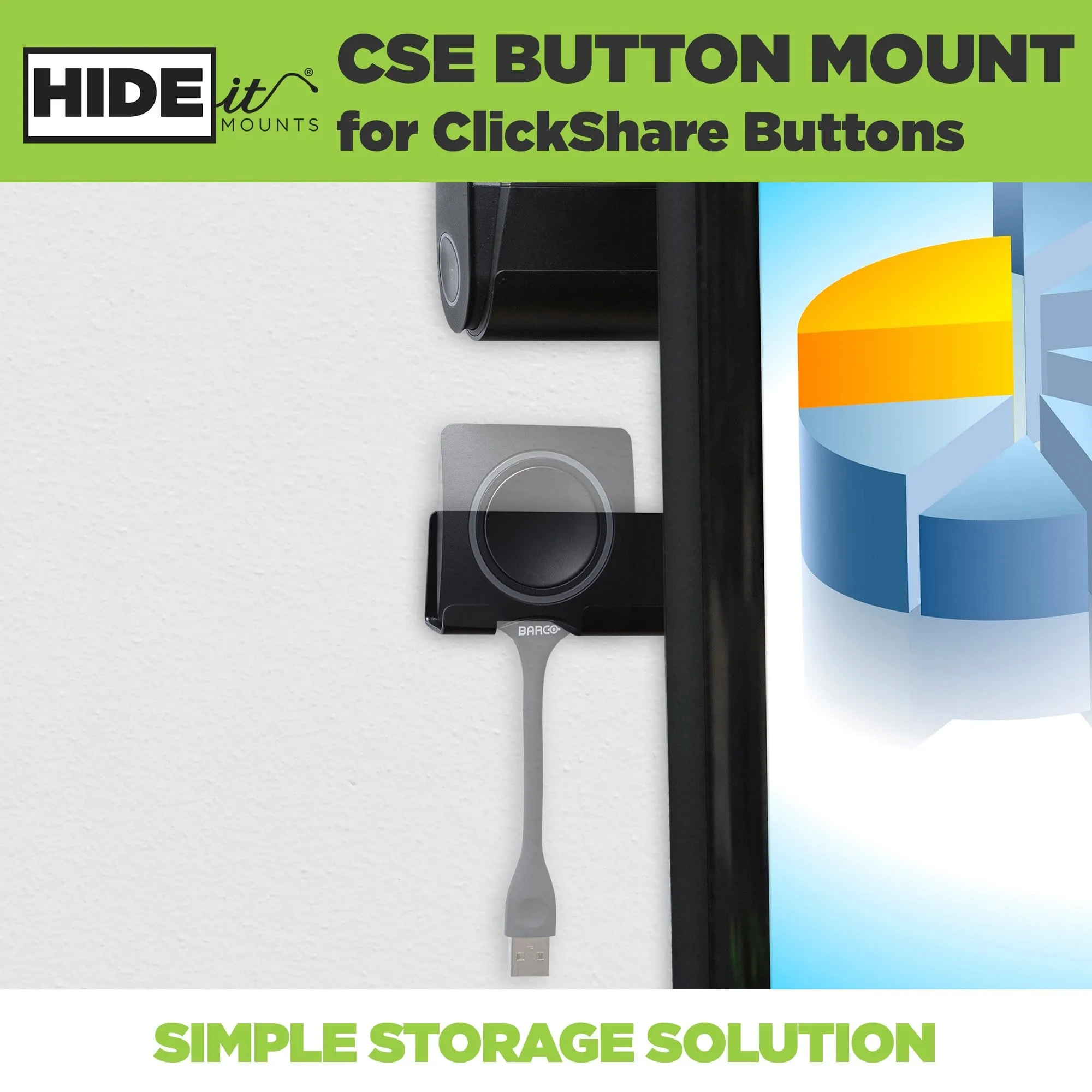 HIDEit Button | ClickShare Button Mount