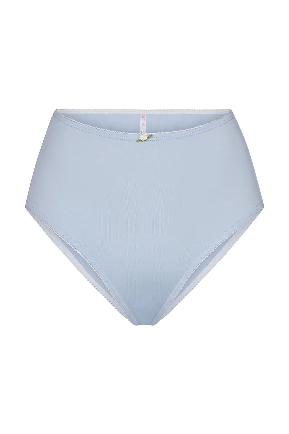 HIGH RISE UNDERWEAR IN BABY BLUE