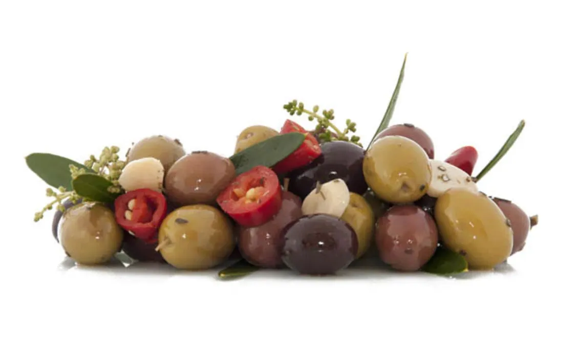 Home Morabito Whole Mix Olives, Mix di Olive Intere, 5 lb 8 oz | 2500g (2-Pack)