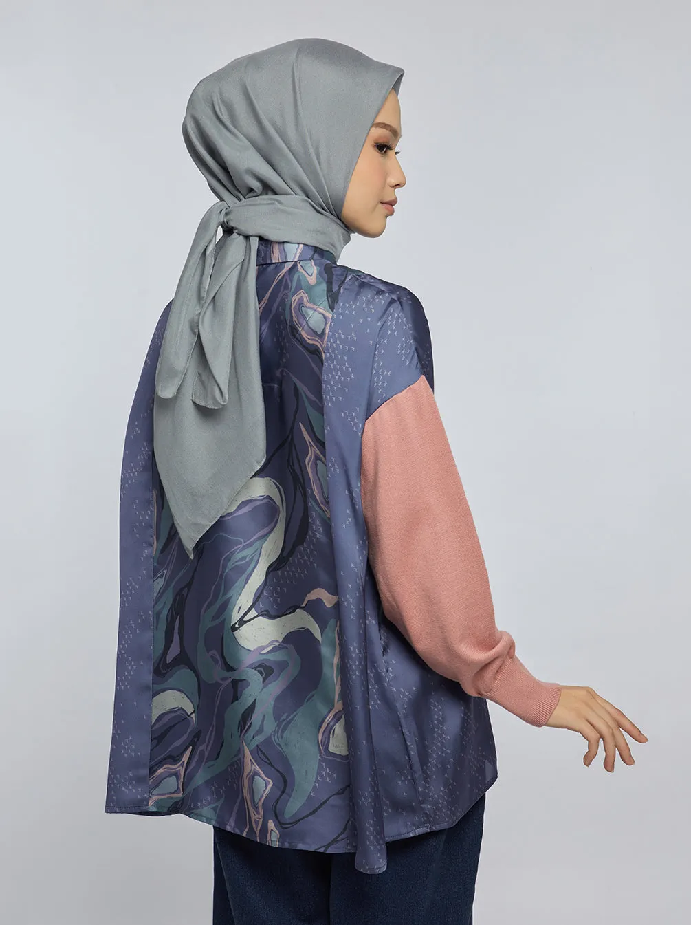 KAIYA TOP BLUE BLUSH