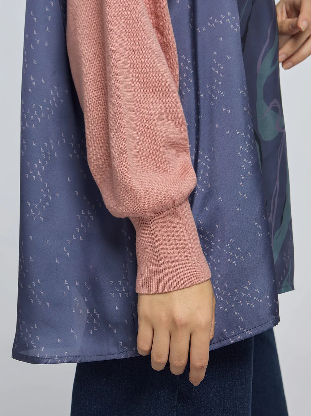 KAIYA TOP BLUE BLUSH