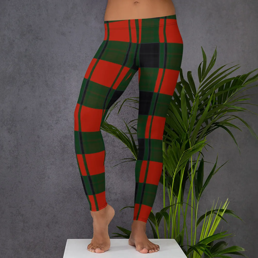 Leggings Christmas Plaid