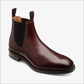 Loake Chatsworth Burgundy Rubber Sole--