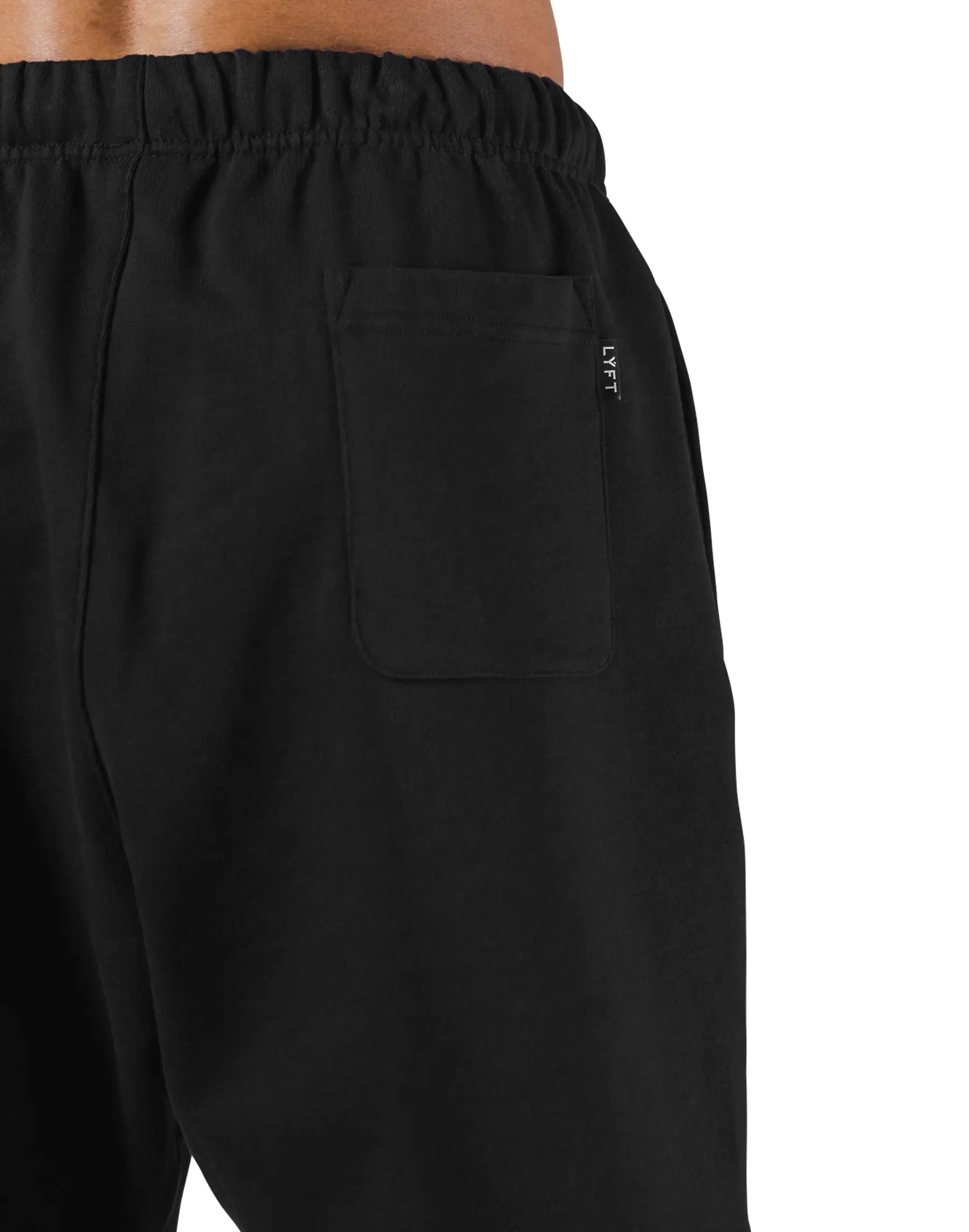 Logo Wappen Sweat Shorts - Black