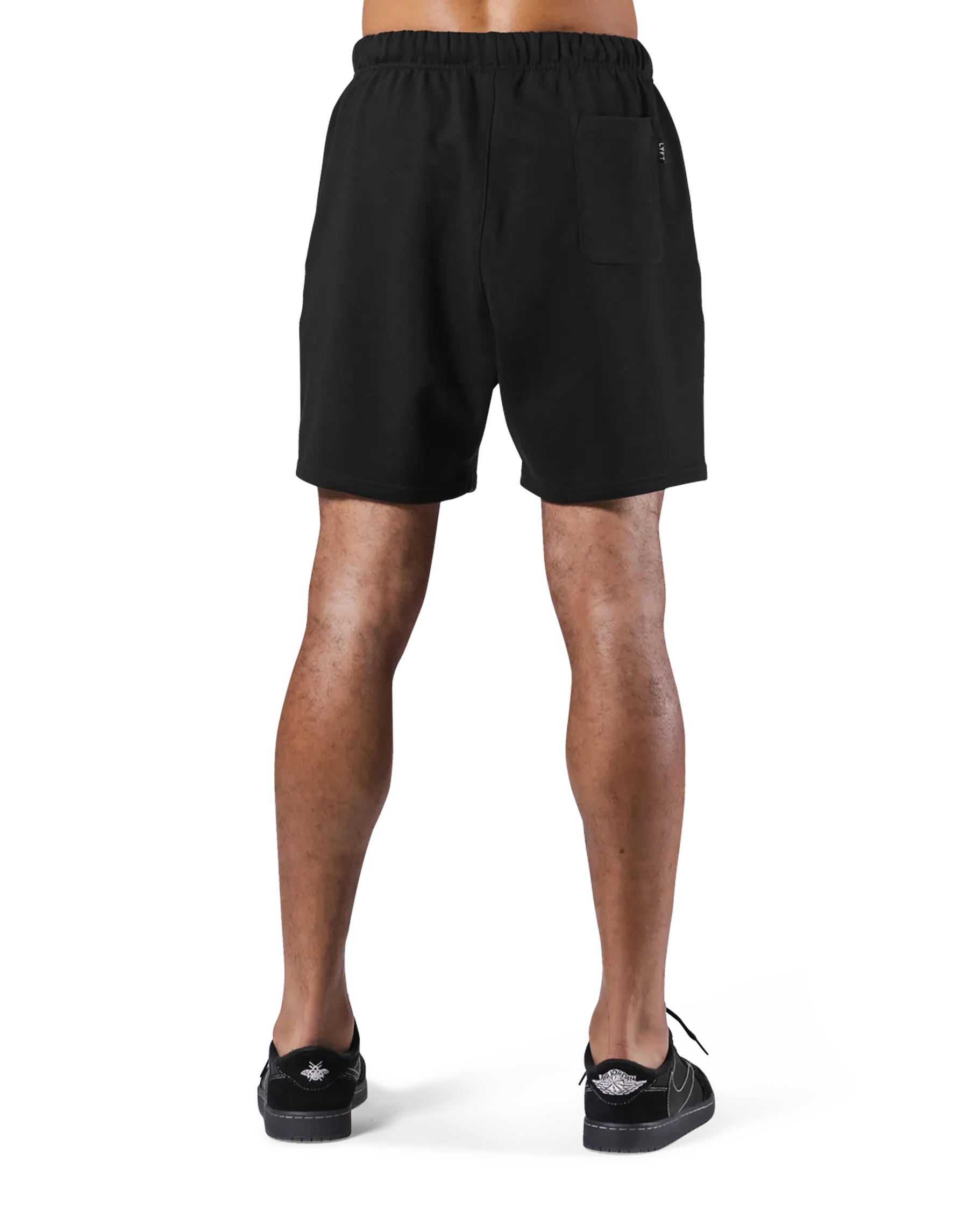 Logo Wappen Sweat Shorts - Black