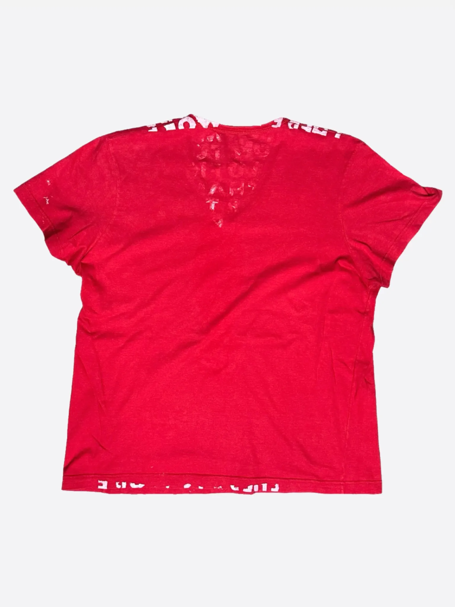 MAISON MARGIELA AIDS AWARENESS TEE RED