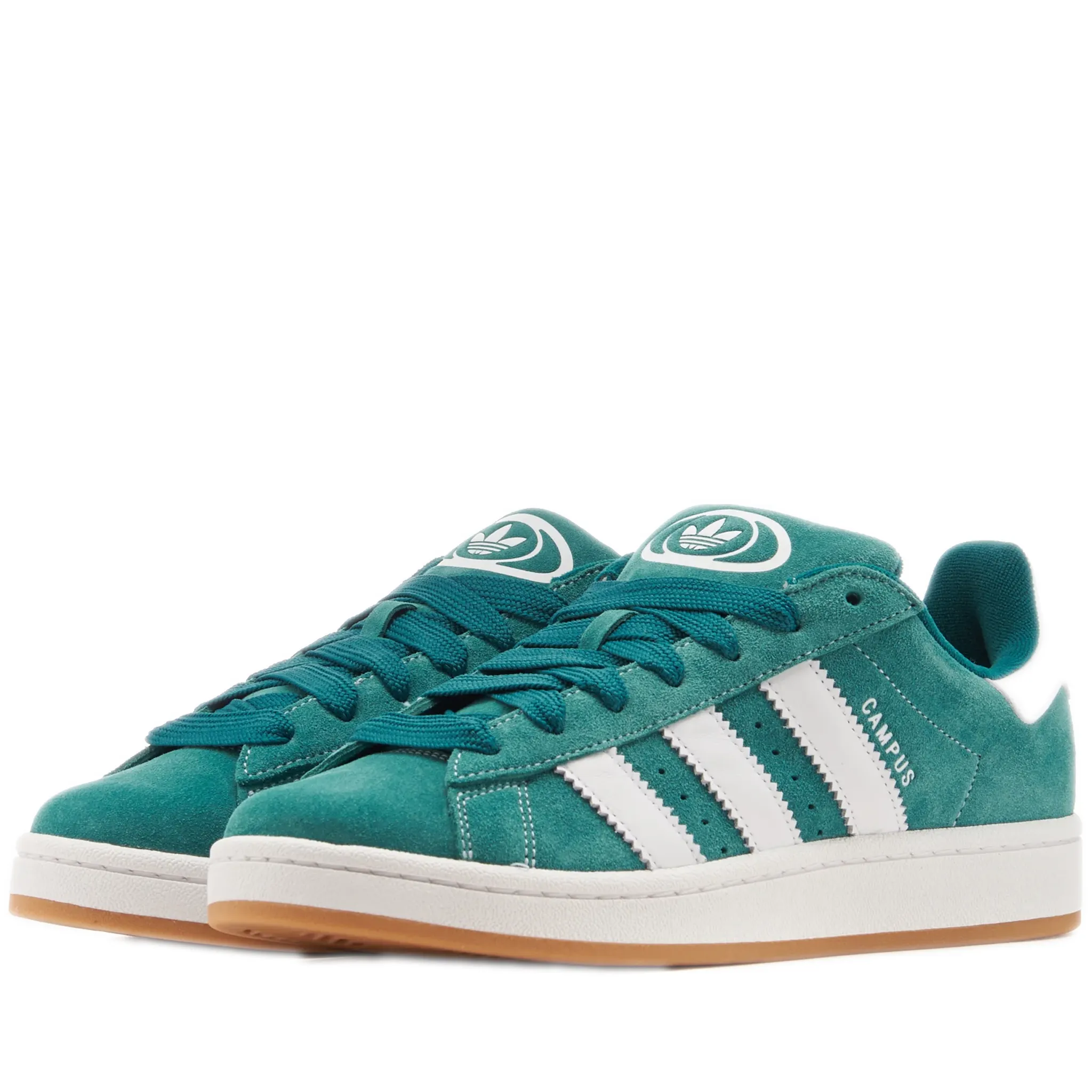 Men's Adidas Campus 00s Shoes - Teal/ White/ Gum