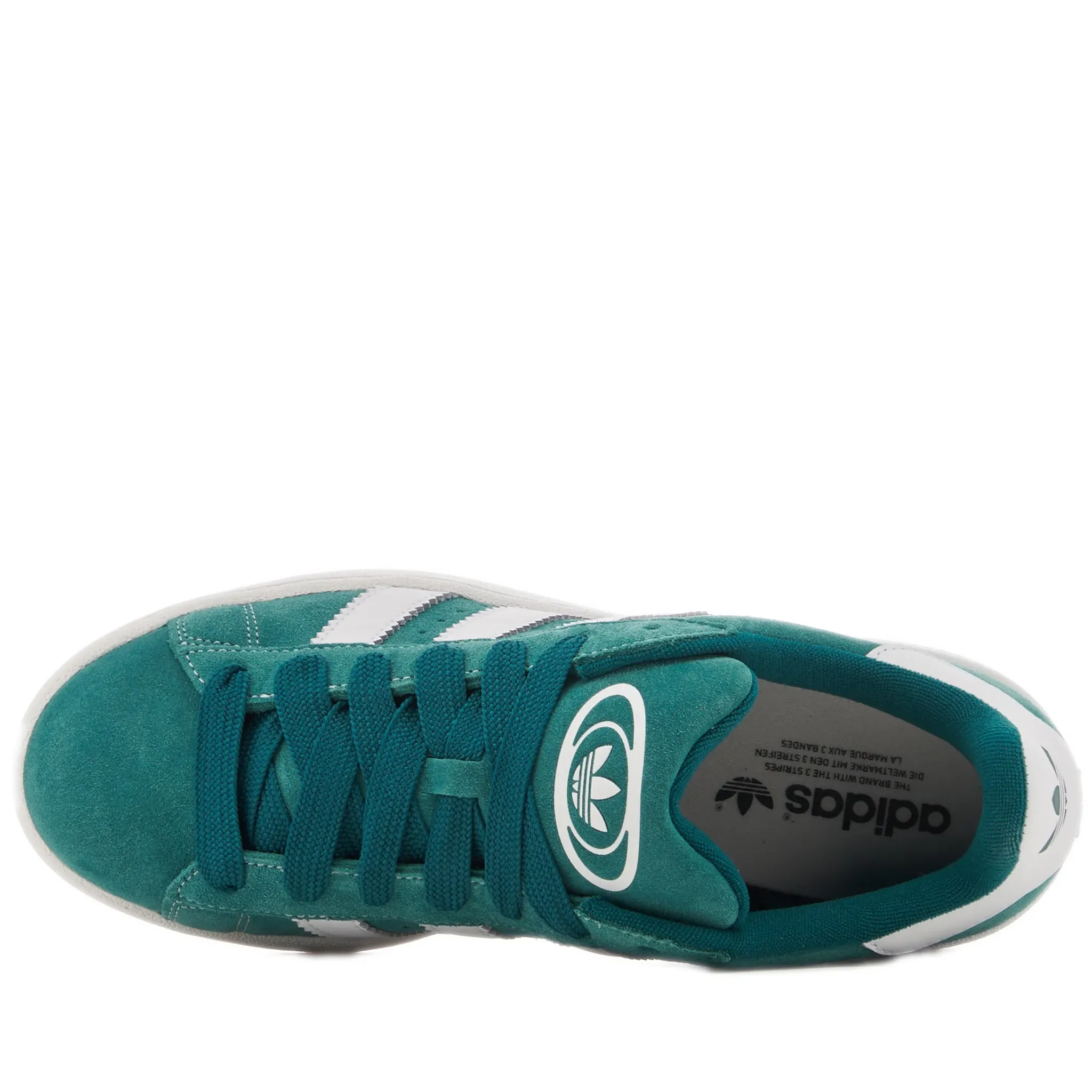 Men's Adidas Campus 00s Shoes - Teal/ White/ Gum